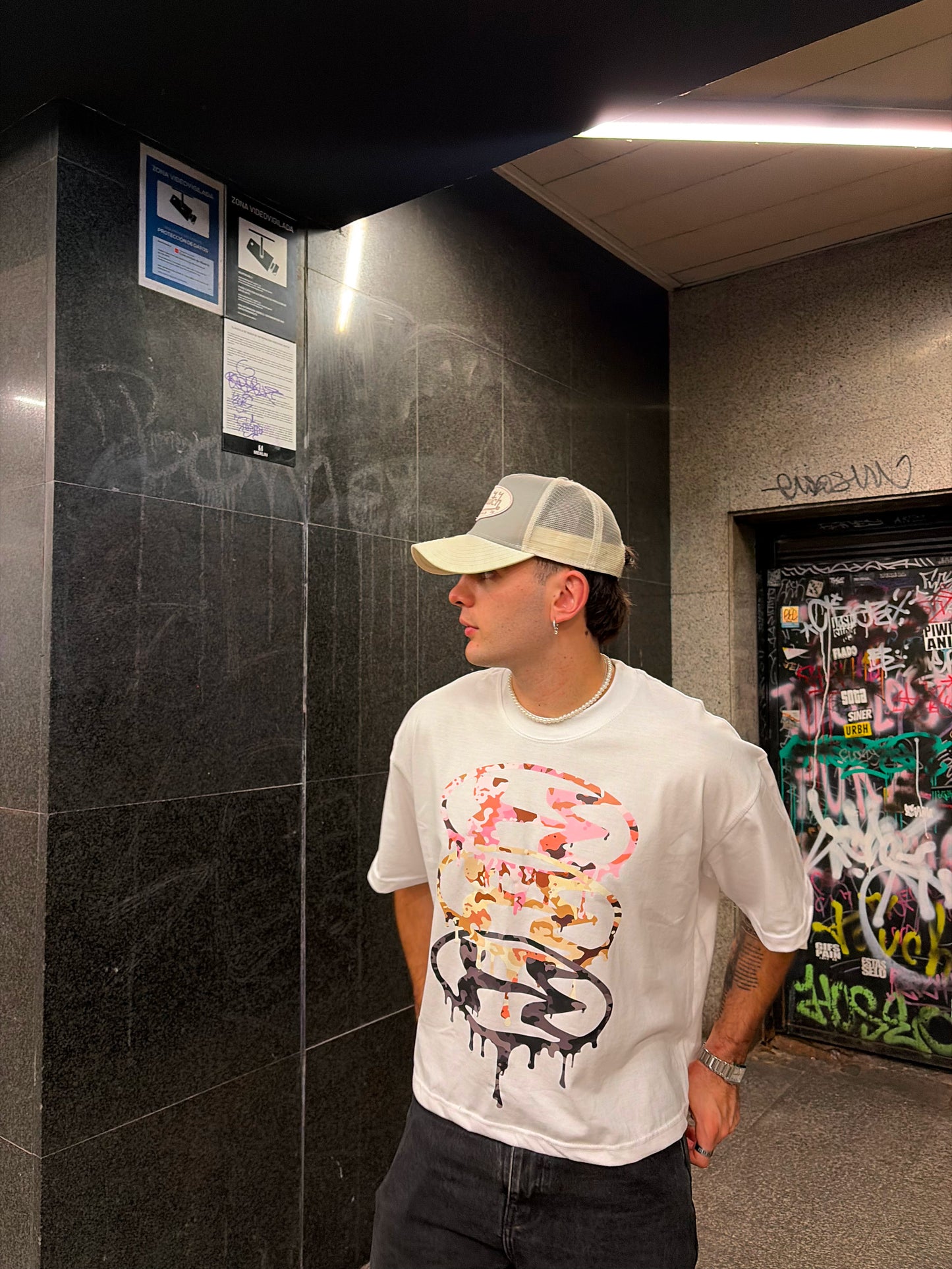 Boxy White Tee Summer Club