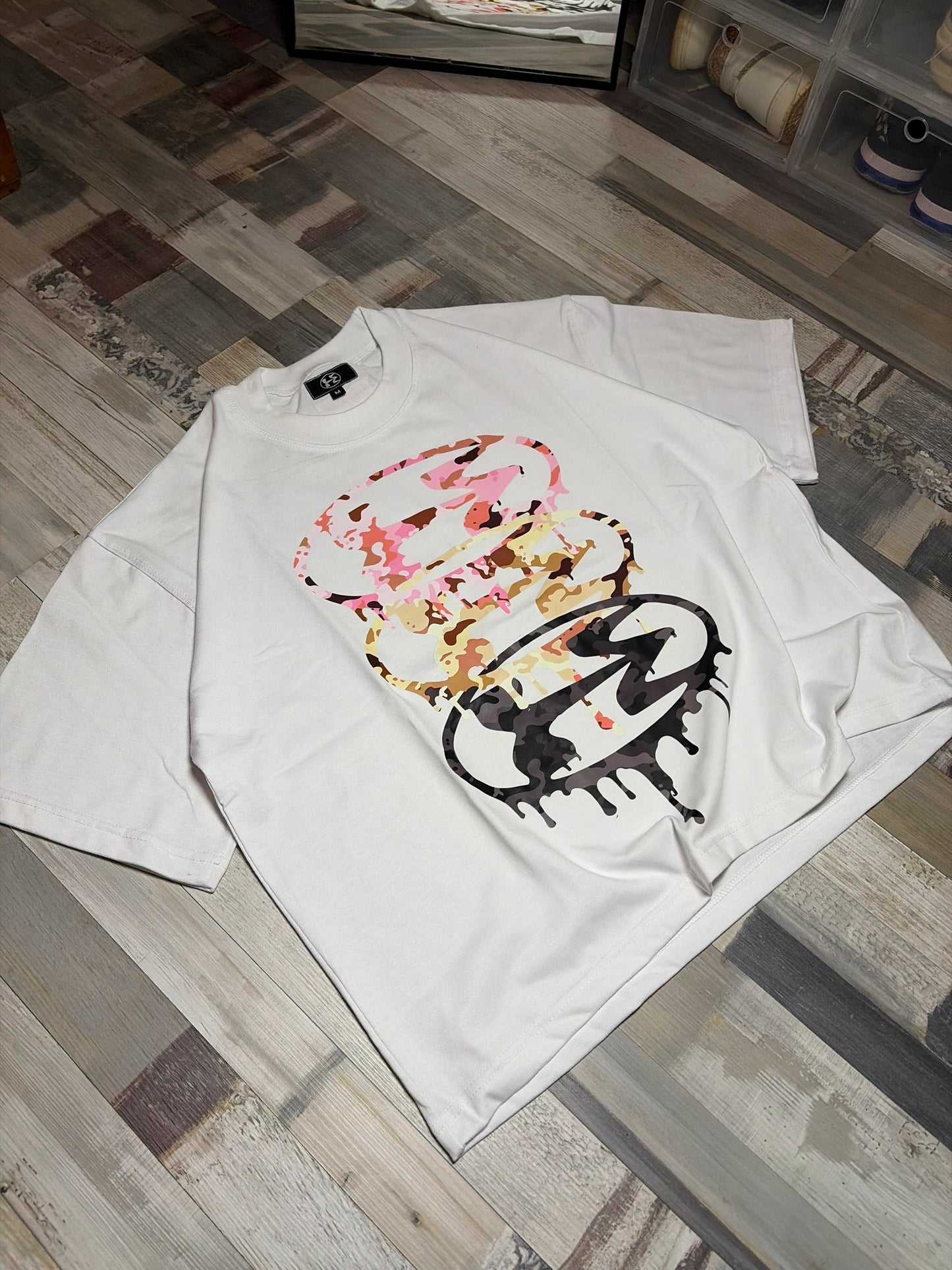 Boxy White Tee Summer Club